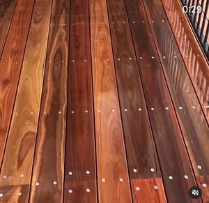 Oiled deck